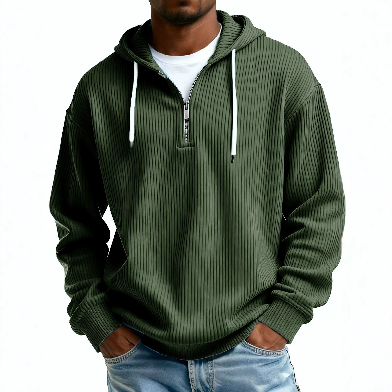 Men's hoodie with zipper