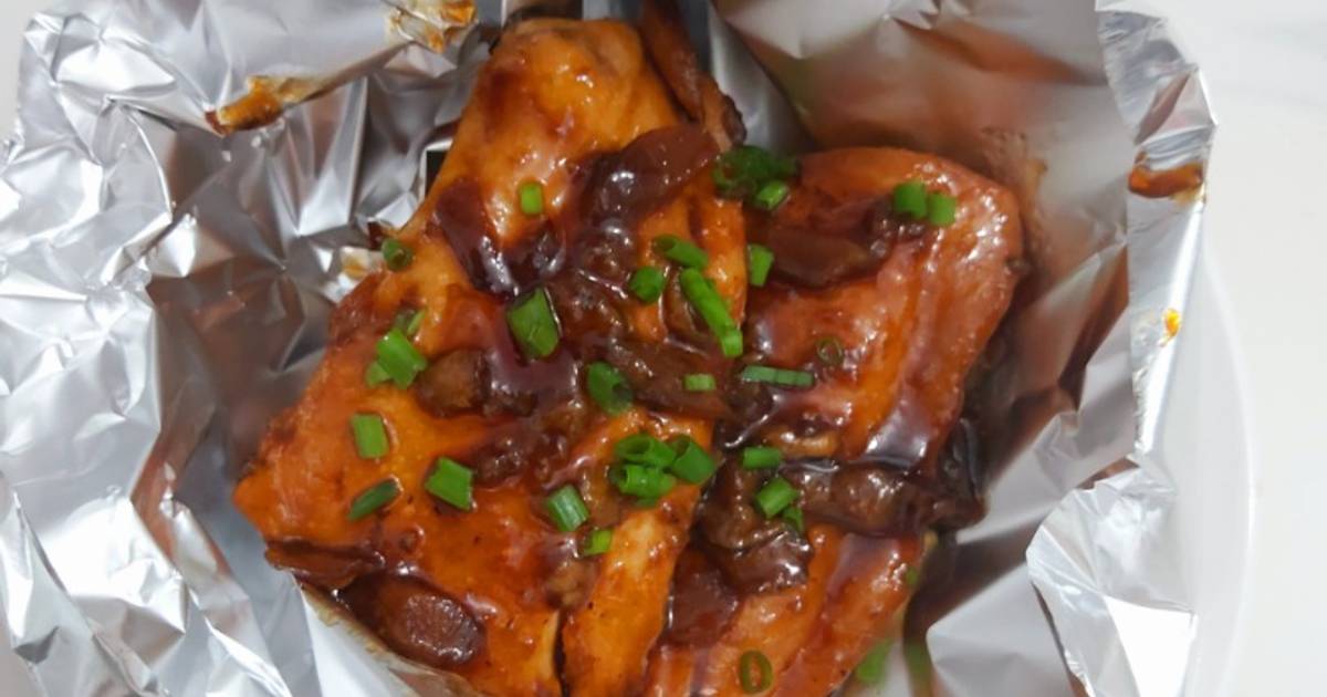 Cá hồi nướng teriyaki