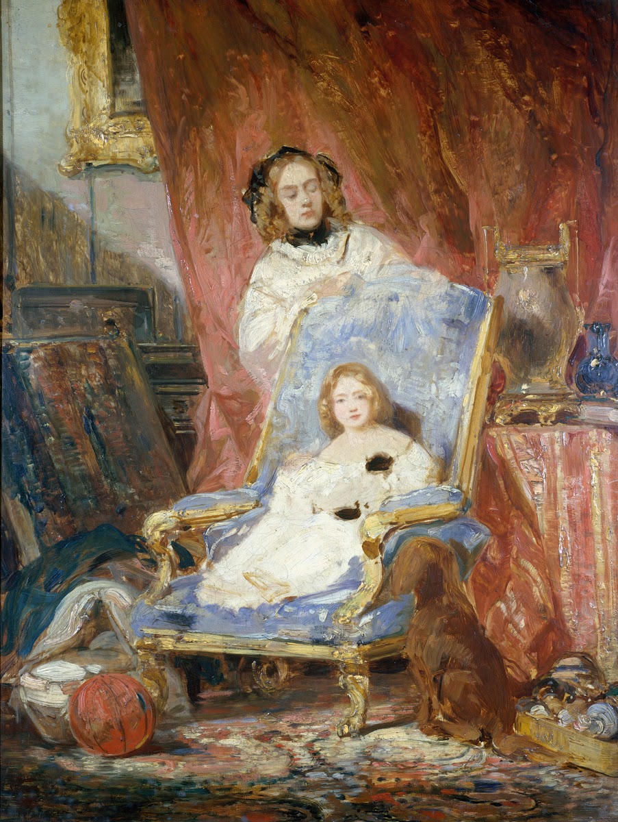 Portrait de Madame Isabey et de sa fille 1840