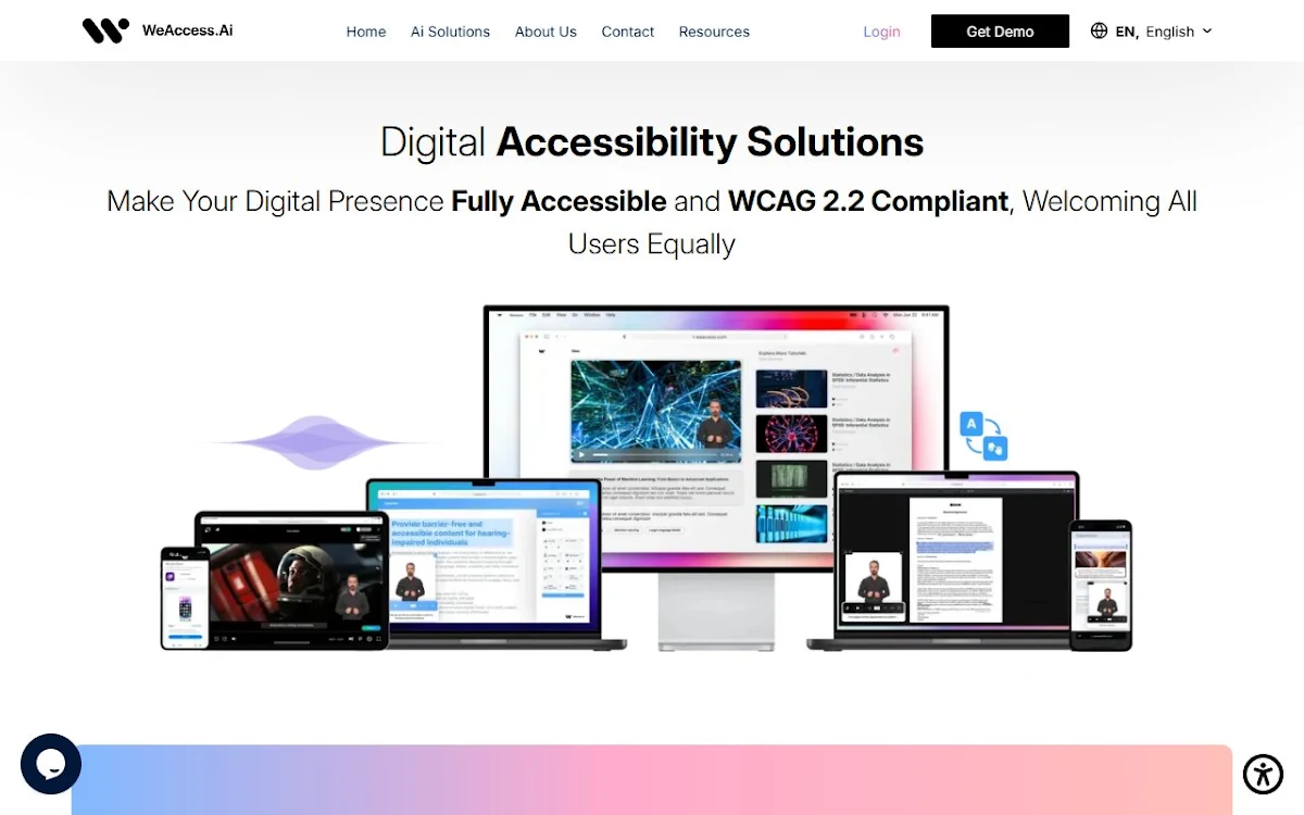 Captura de Digital Accessibility Solutions