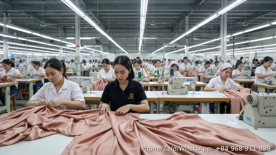 Satin Fabric Manufacturer - Gold Garment Vietnam