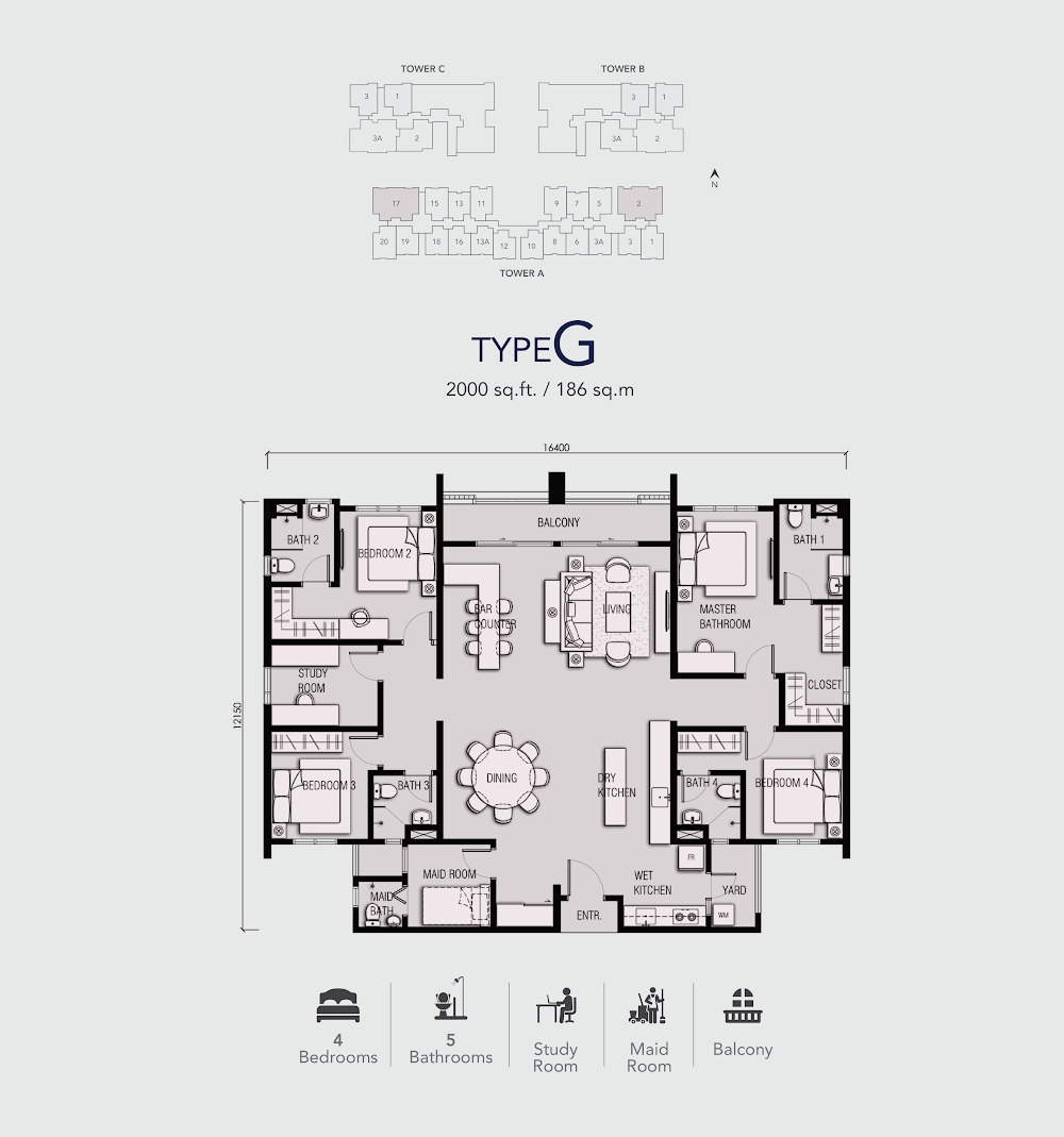 AKASA Cheras South floor plan