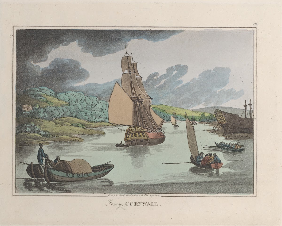Fowey Cornwall 1822