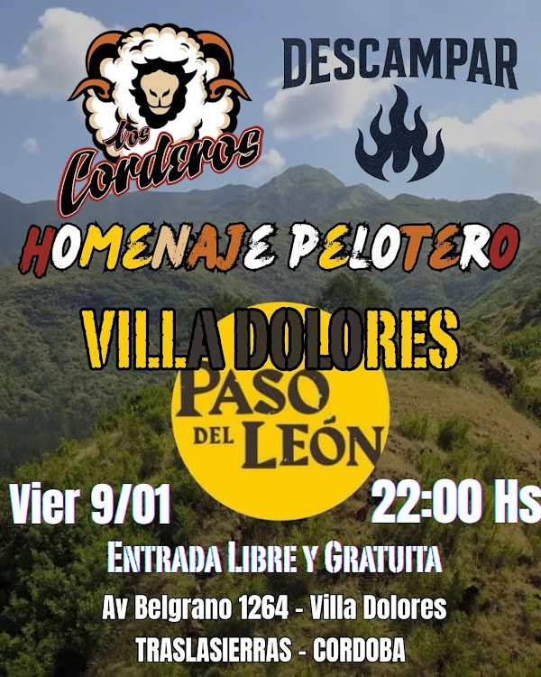 Primer Fecha del Año con Los Corderos