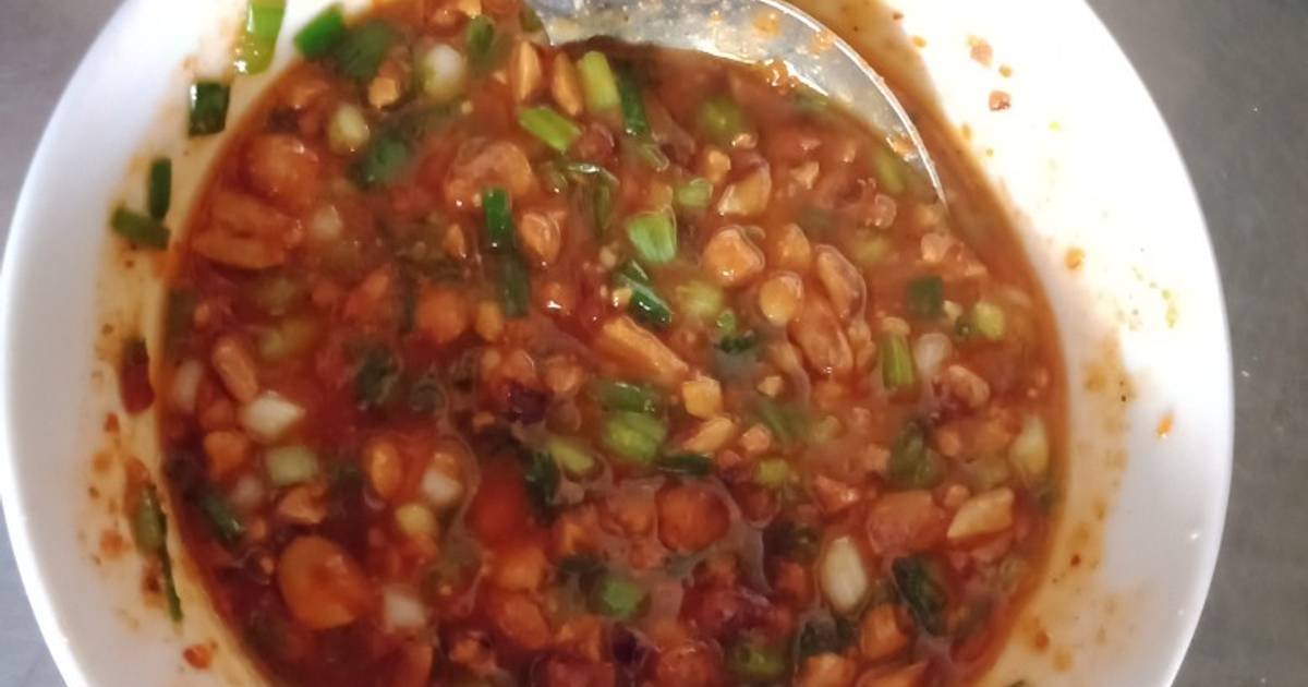 Nước sốt chấm bánh tráng (món ăn vặt)