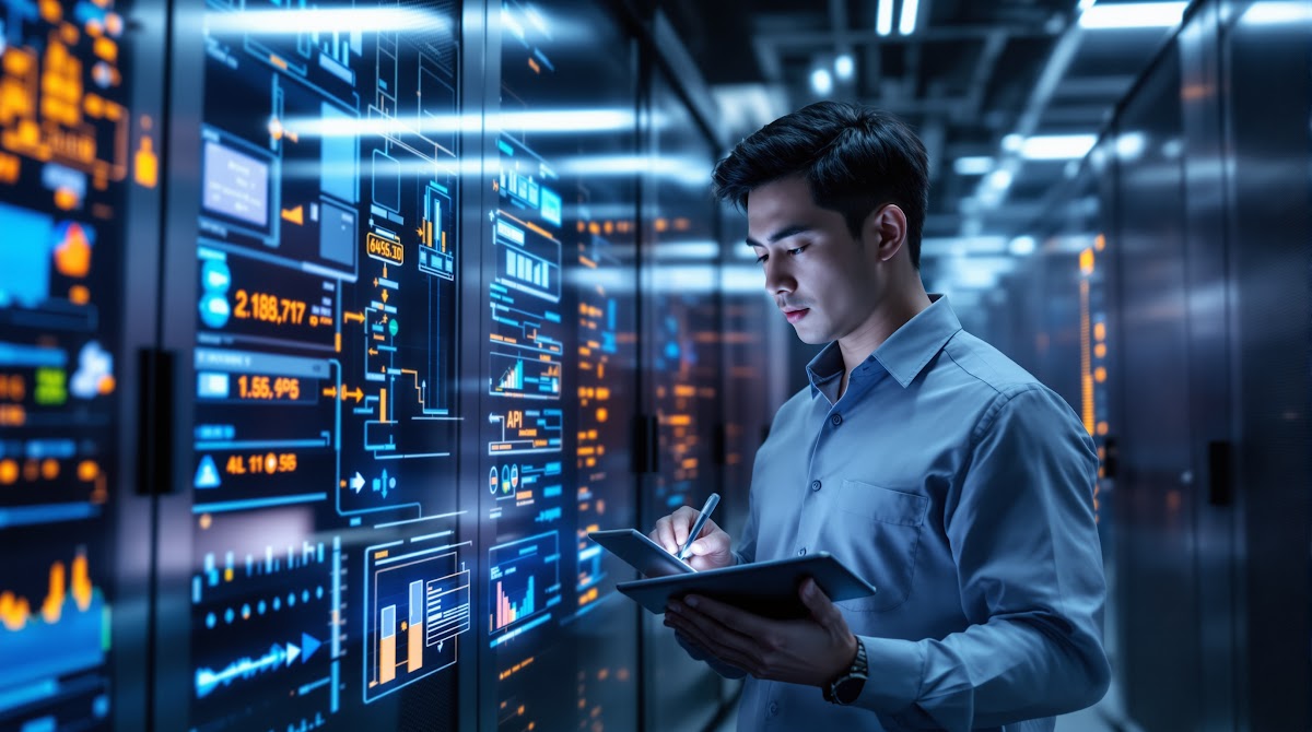 에너지 기업의 콜센터와 글로벌 협업 환경에서 에너지전문용어통역 솔루션을 도입해 업무 시간이 단축되고, 다국어 고객지원이 향상된 실제 현장, 비용 절감 그래프와 함께 표시