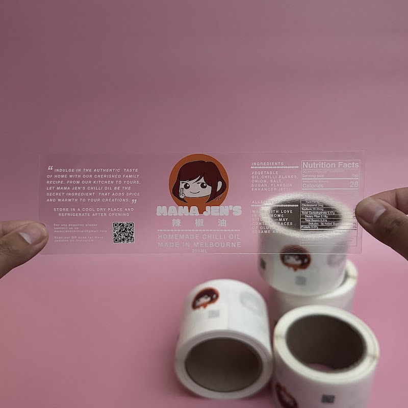 Labels on Rolls — Sticky Sitch Melbourne