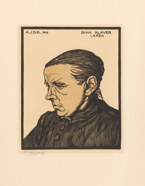 Portrait of Dina Klaver Laren 1916