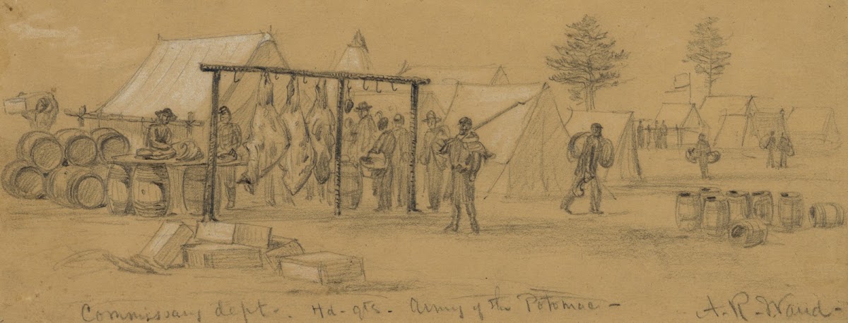 Commissary dept Hdqts Army of the Potomac 1863
