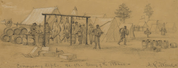 Commissary dept Hdqts Army of the Potomac 1863
