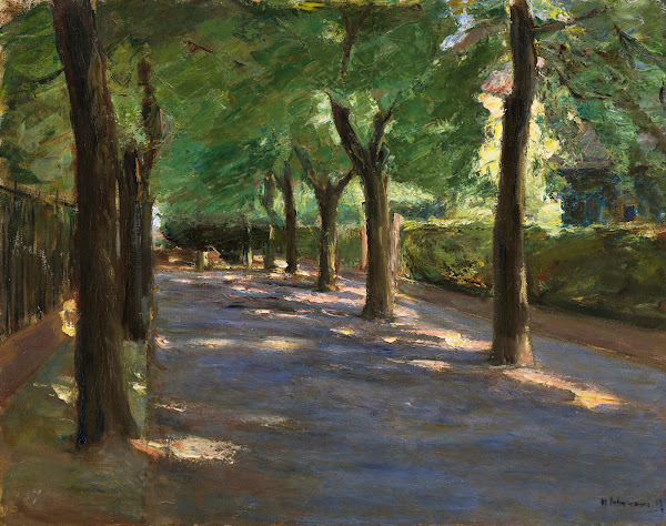 Die Colomierstraße in Wannsee 1917