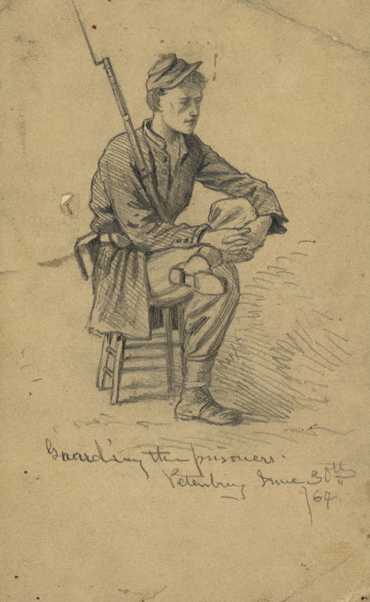 Guarding the prisoners Petersburg June 30 1864 1864
