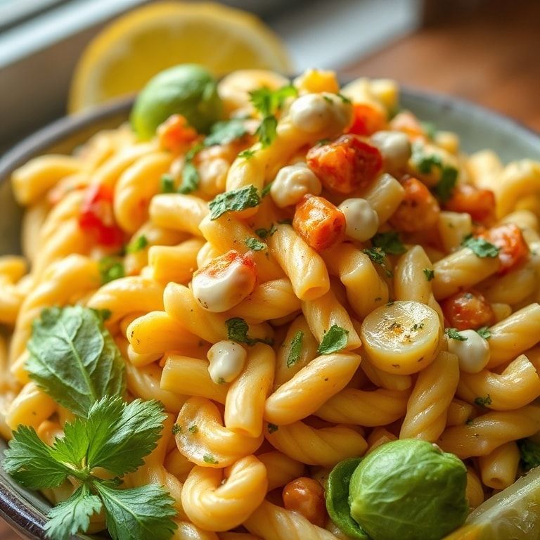Creamy Street Corn Pasta Salad Recipe for Easy Dinner – Quick, Creamy, and Family‑Friendly finished