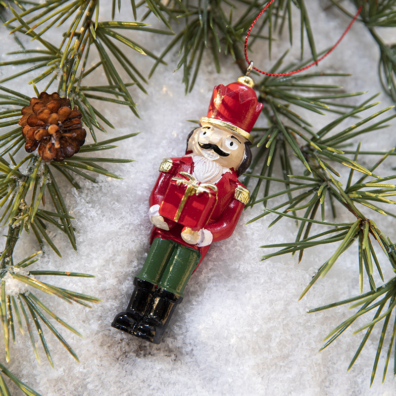 Nutcracker soldier as pendant, 10 cm