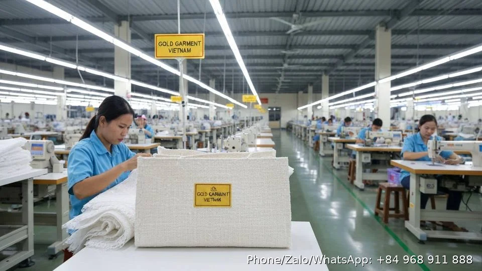 Wedding Dress Bag - Gold Garment Vietnam