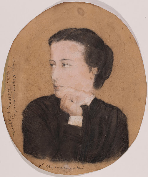 Portrait of a cousin Maria Szymanowski 1869