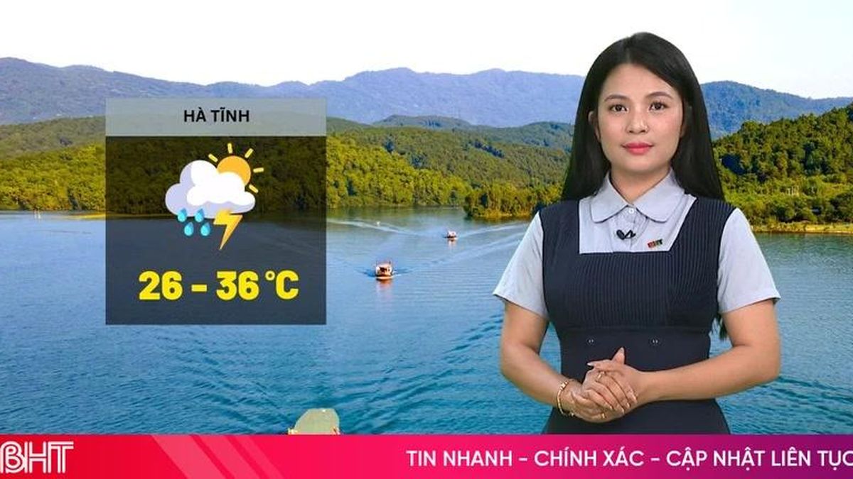 Dự báo thời tiết Hà Tĩnh ngày 28/7: Có mưa rào và dông - Báo Hà Tĩnh