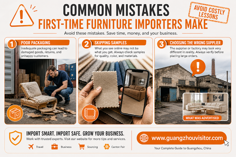 Common mistakes furniture importers make