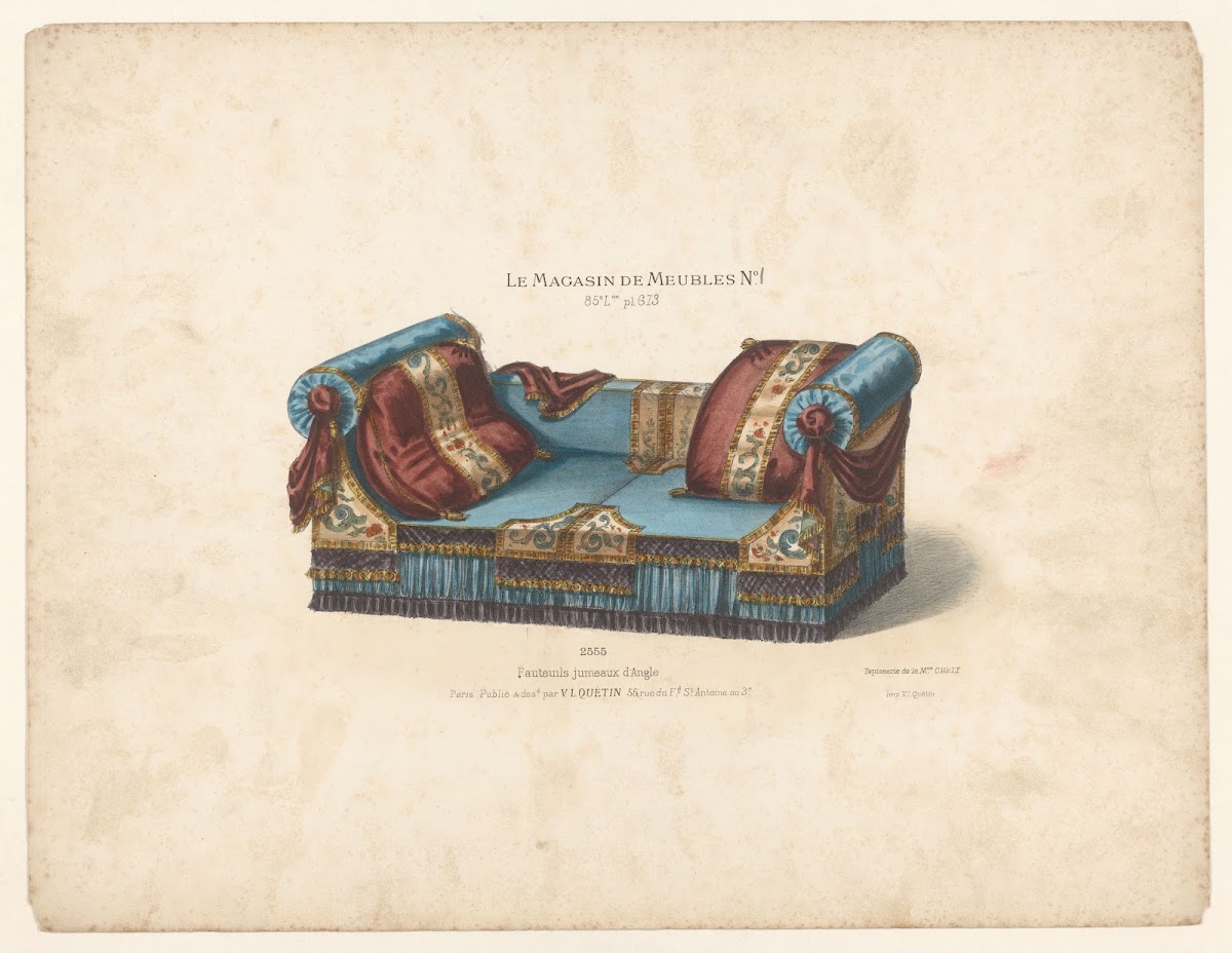 Fauteuil jumeaux dAngle 1832   1904