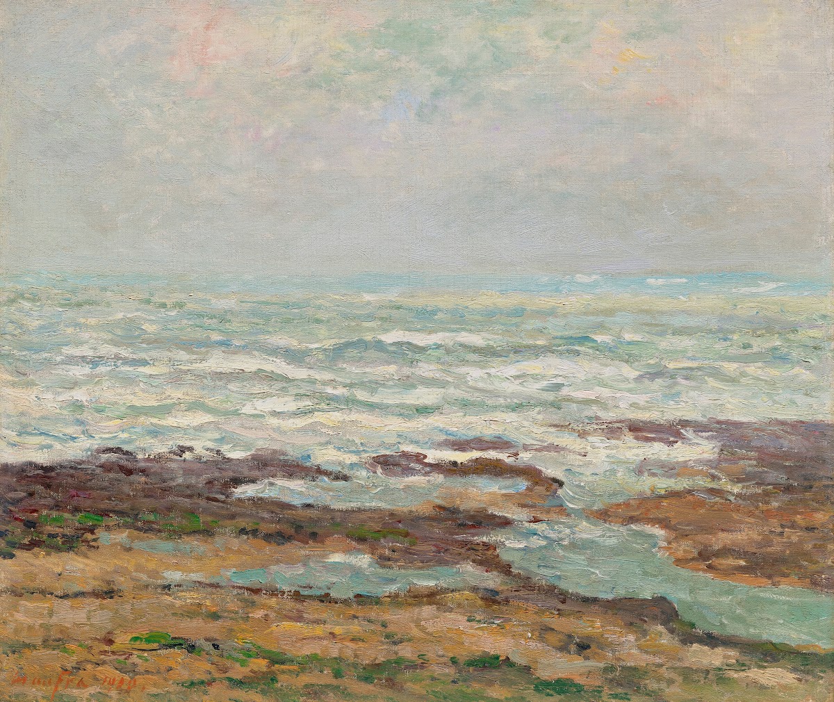 Marine mer montante Yport 1900
