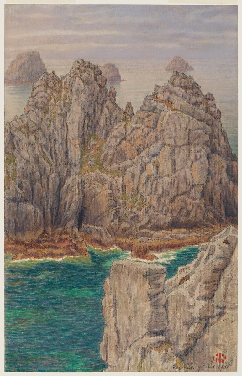 Les tas de pois Camaret 1911