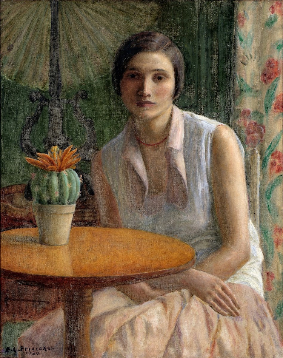 Portrait of a Woman with Cactus 1930
