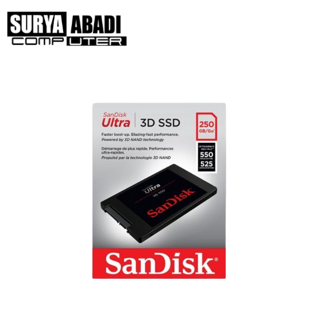 SSD SANDISK 3D 250 GB