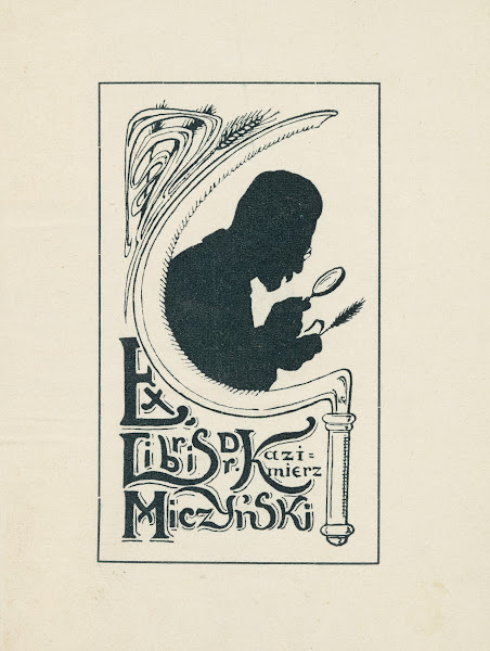 Ekslibris portretowy Kazimierza Miczyńskiego 18681918 1910 1914
