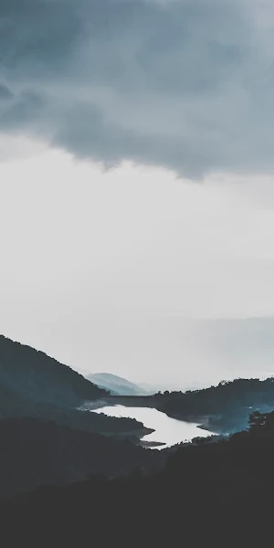 Valley, River, Clouds, Landscape, Water 4K Wallpaper Background