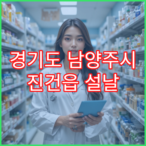 경기도 남양주시 진건읍 설날 명절 연휴 문 여는 당번 약국 안내