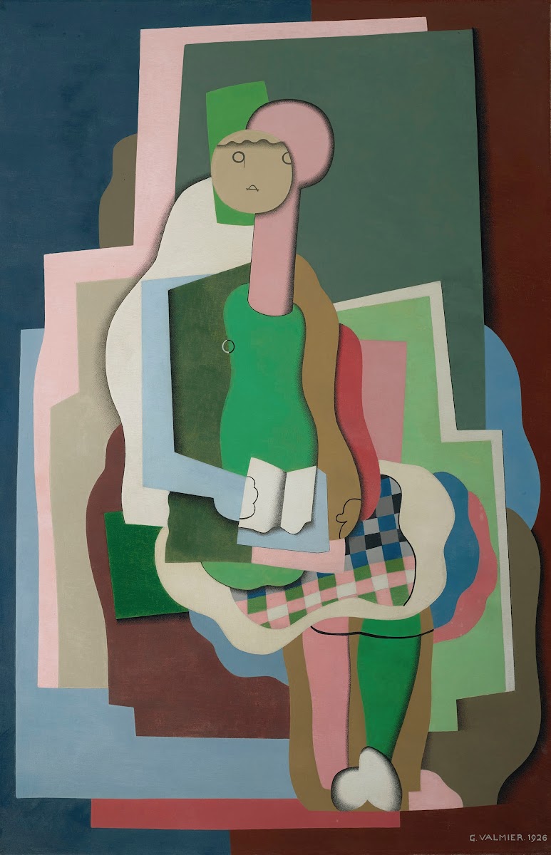 Jeune fille assise Portrait de la fille de lartiste 1926
