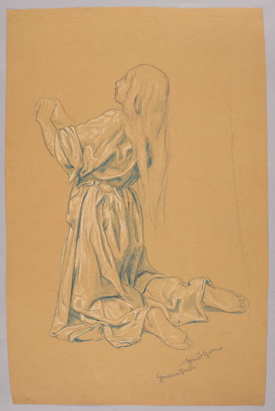 Study of a Kneeling Woman 1908