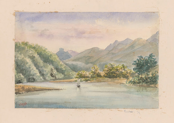 25 aquarelles par Auguste Mouillesaux de Bernières Pl14 1879