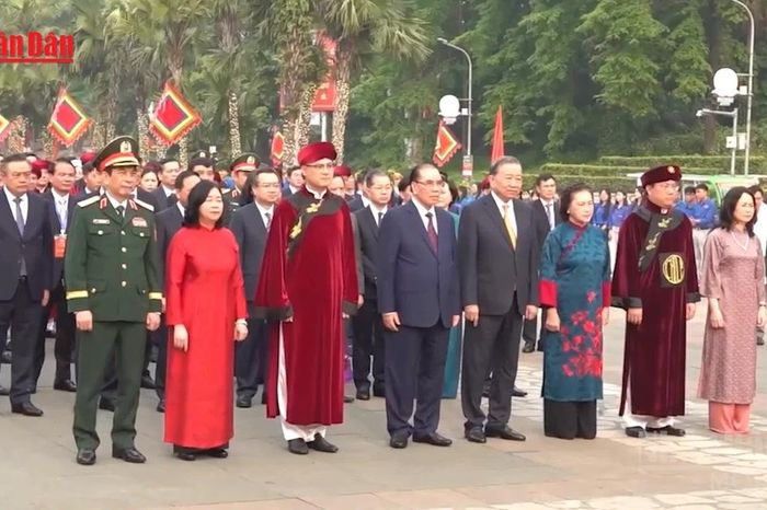 [Video] Tổng Bí thư, Chủ tịch nước Tô Lâm dự Lễ dâng hương tưởng niệm các Vua Hùng - Báo Nhân Dân