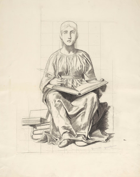 Allegorical Figure with a Book 1880   1900