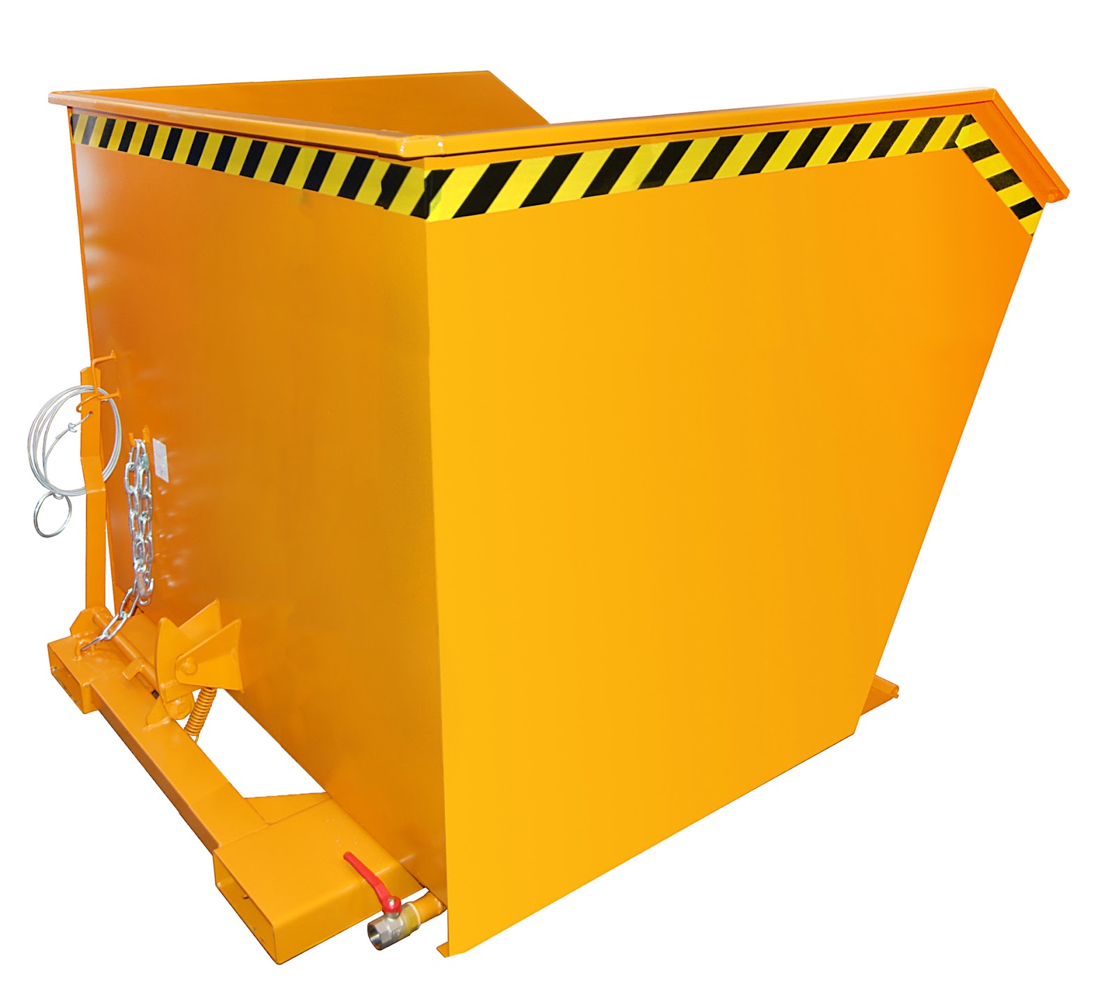 Spaander-kiepcontainer GU-E 2000, gelakt, Geeloranje
