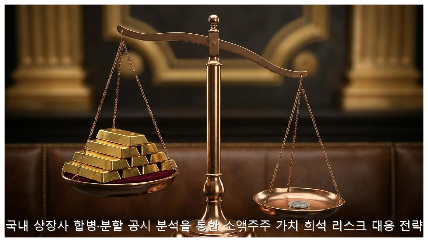 국장 합병·분할 시 소액주주 가치 보호 및 대응 전략 핵심 안내 및 분석 인포그래픽 (4)