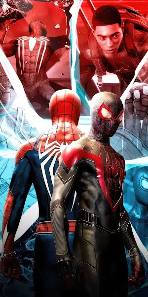 Marvels Spider Man 2 Poster 4K iPhone Wallpaper Background