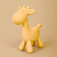 Прорезыватель детский силиконовый Twins Giraffe yellow