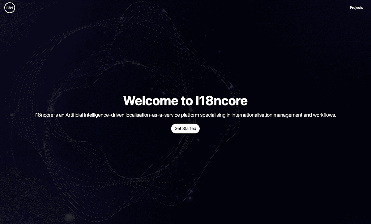 Captura de I18ncore