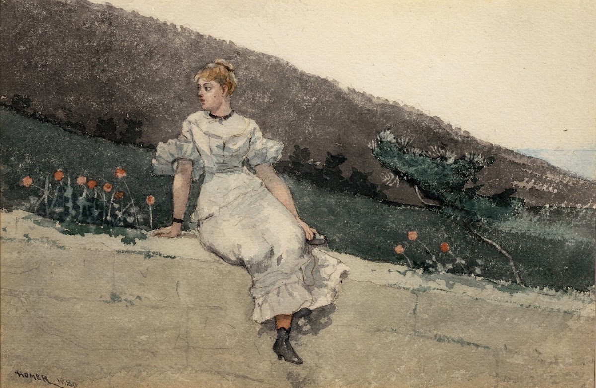 The garden wall 1880