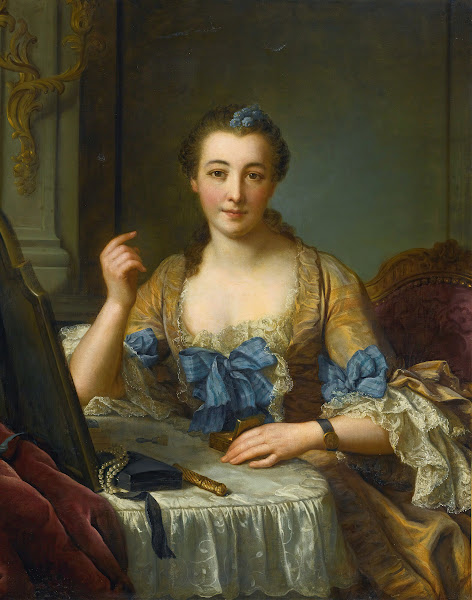 Portrait Of The Marquise De Gast 1743