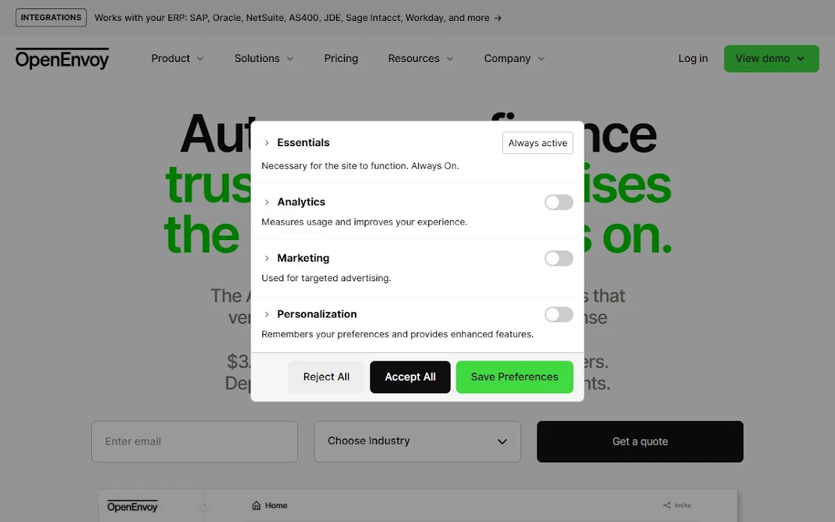 Captura de OpenEnvoy