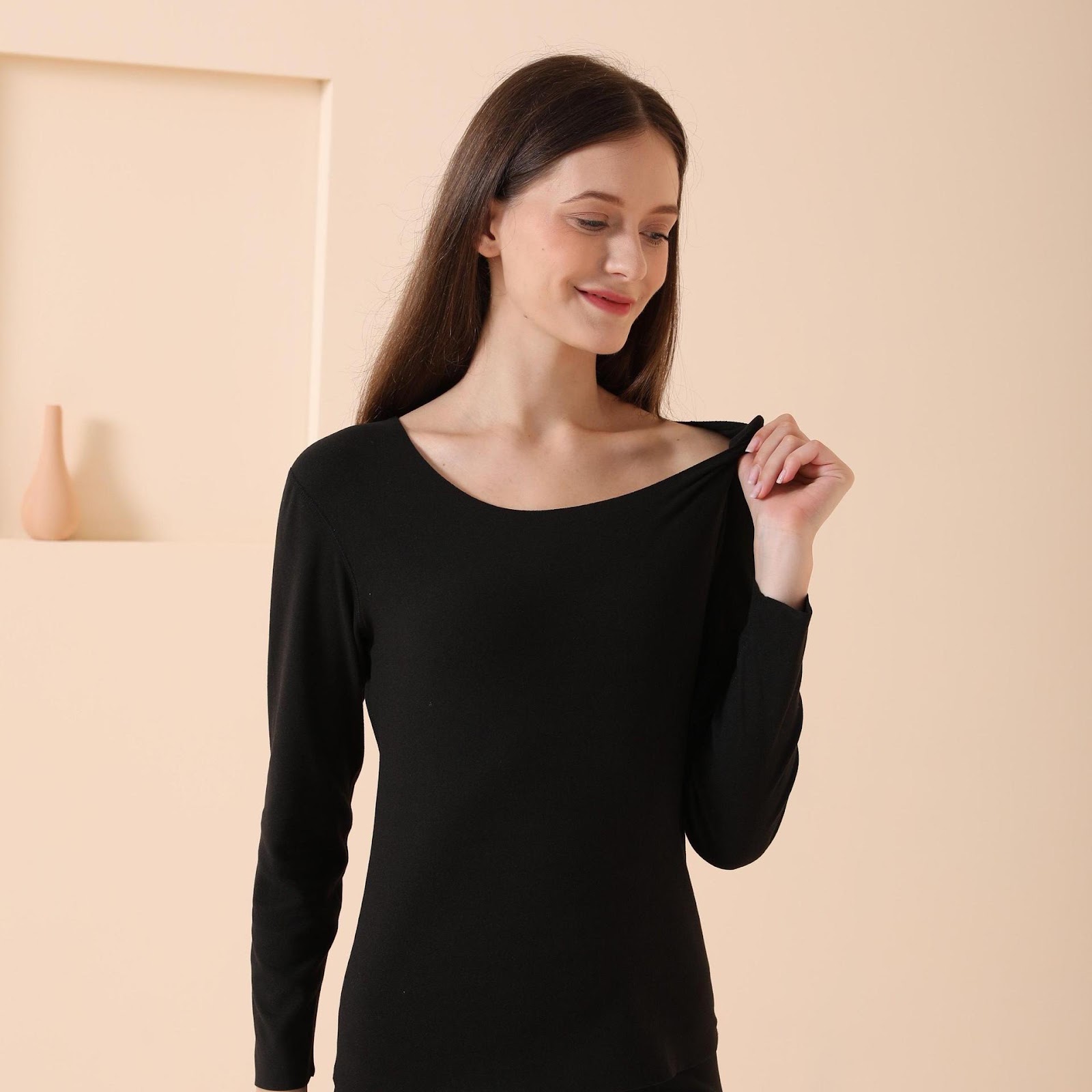 Damen Thermo-Unterwäsche-Set, nahtlos, warm