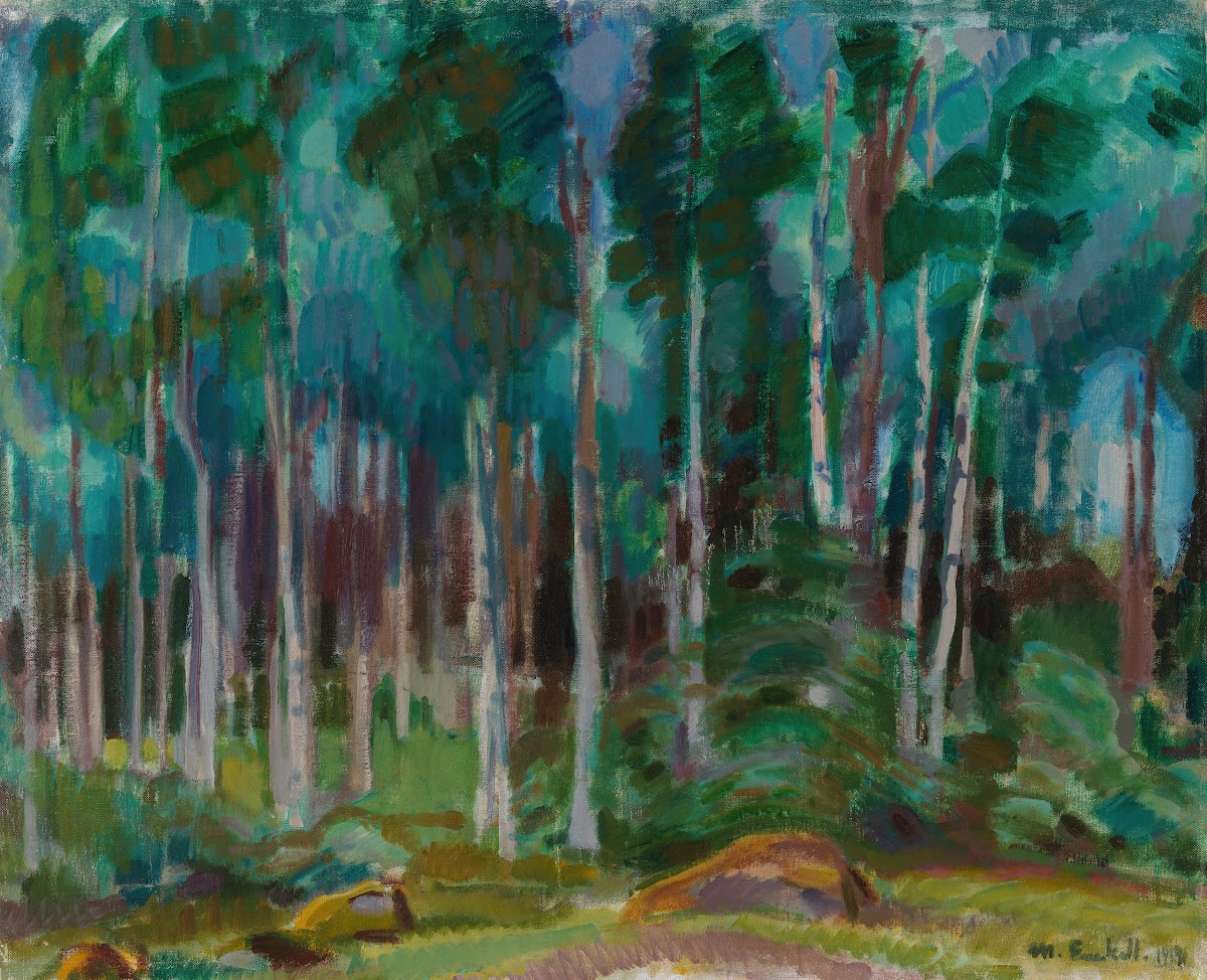Birches in Vääksy 1919