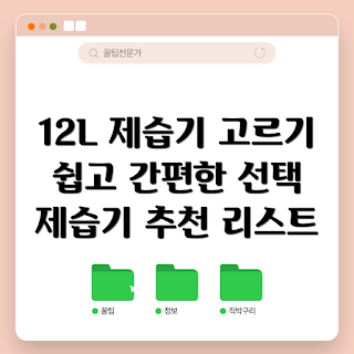 12l 제습기, 12l 제습기 추천, 제습기 사용 방법, 어떻게 제습기를 선택하나, 12l 제습기의 장점
