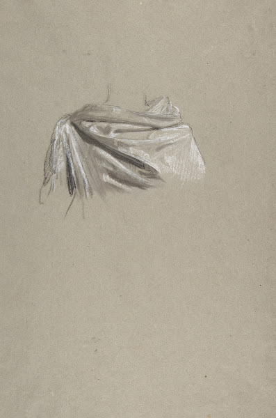 Drapery Study for Soldier 19th century