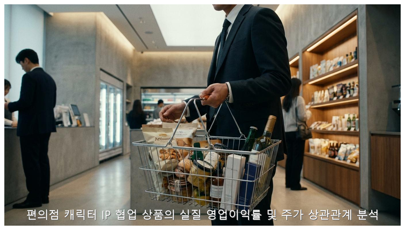 편의점 캐릭터 IP 협업 상품의 실질 영업이익률 및 주가 상관관계 분석 핵심 안내 및 분석 인포그래픽 (4)
