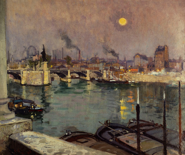Le Pont de Grenelle vu de la maison de lartiste quai Louis Blériot actuels 15ème