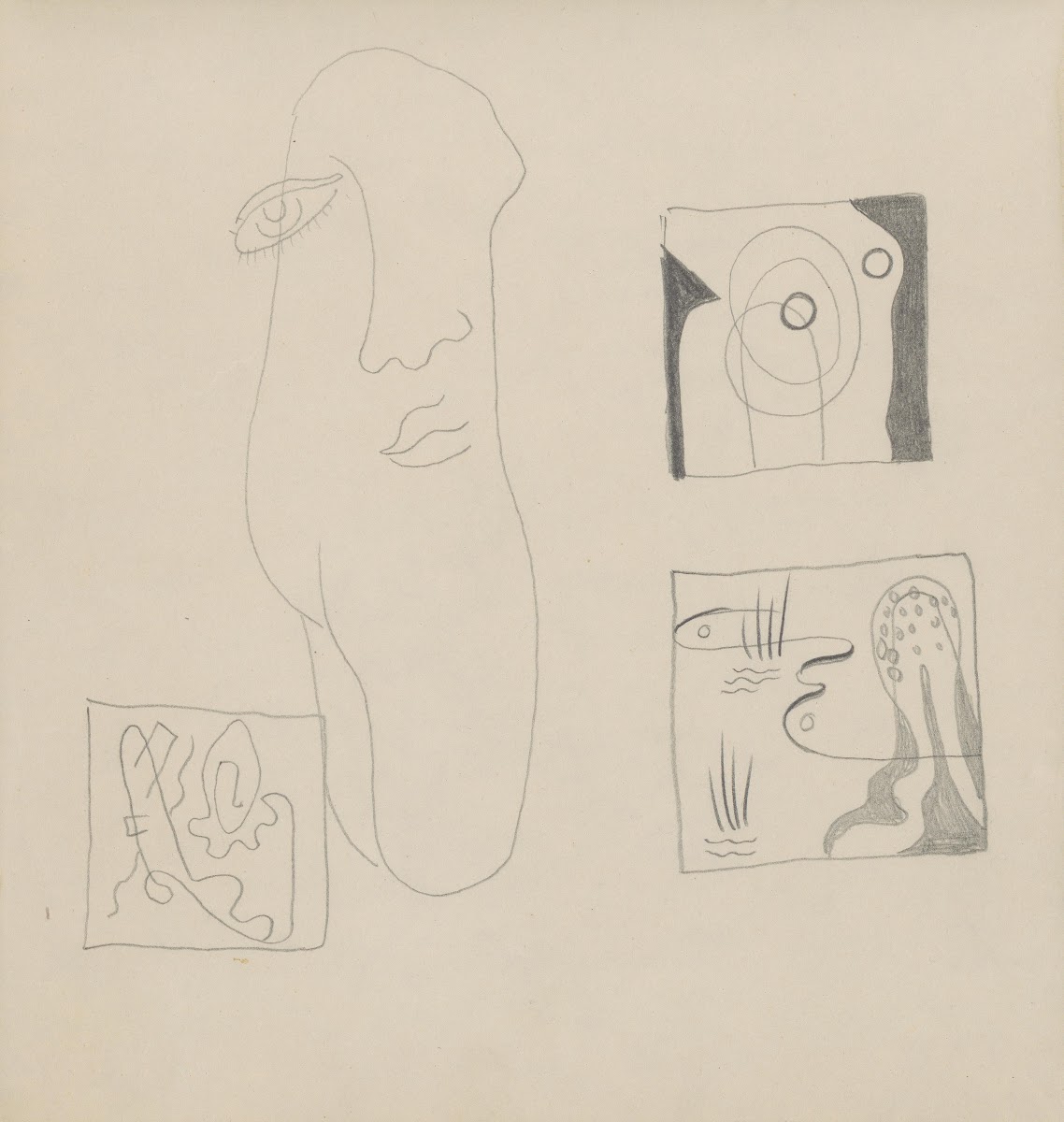 Sketchbook with Various Studies 19291931
